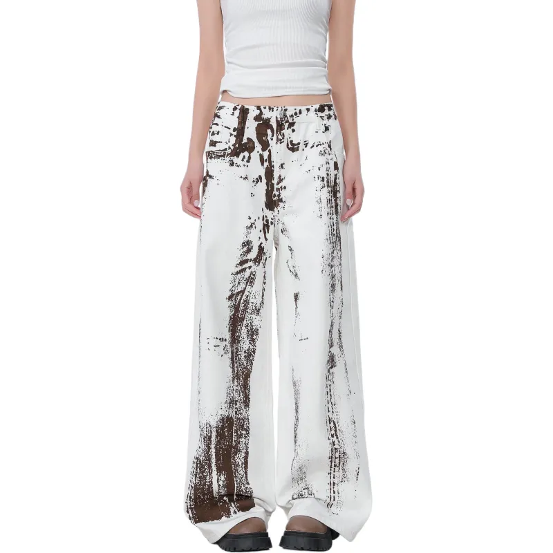 VINMUK Jeans Unisex White-6