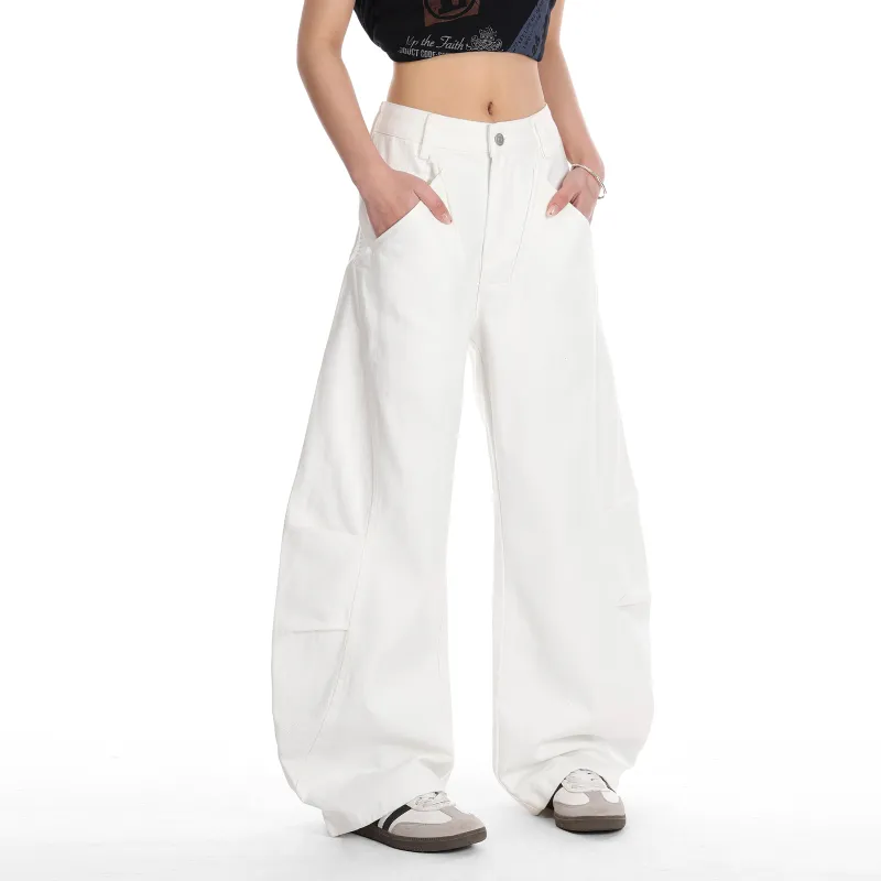 VINMUK Jeans Unisex White-3