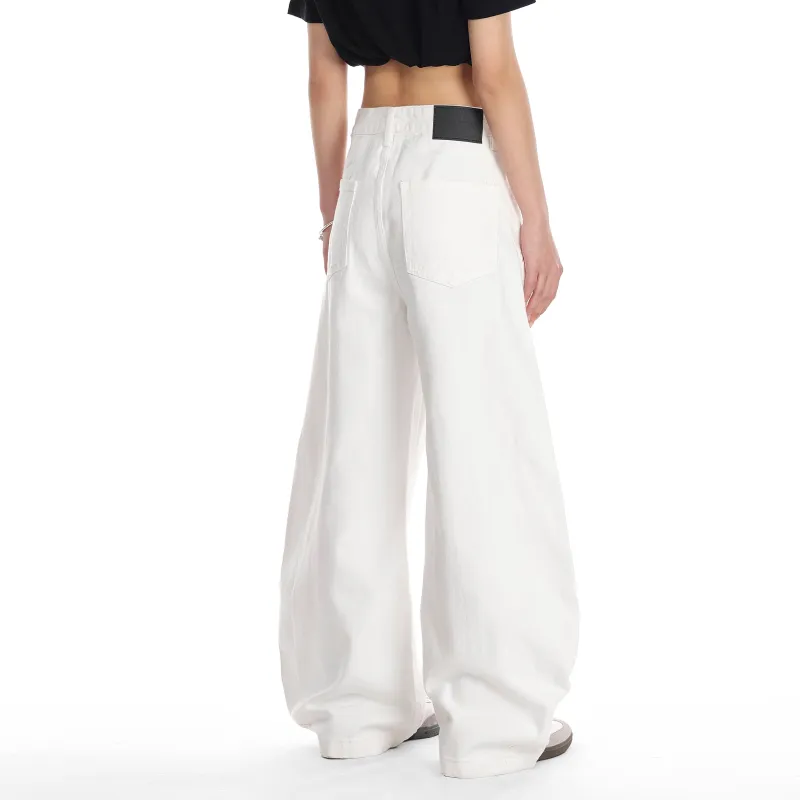 VINMUK Jeans Unisex White-6