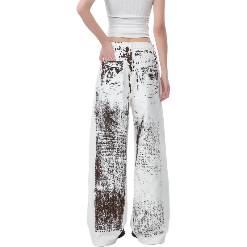 VINMUK Jeans Unisex White-4