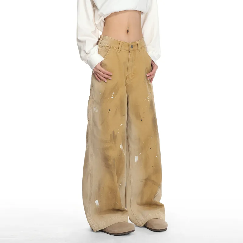 VINMUK Jeans Unisex Khaki-5