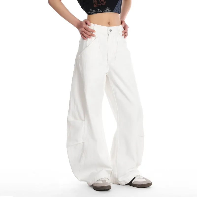 VINMUK Jeans Unisex White-5