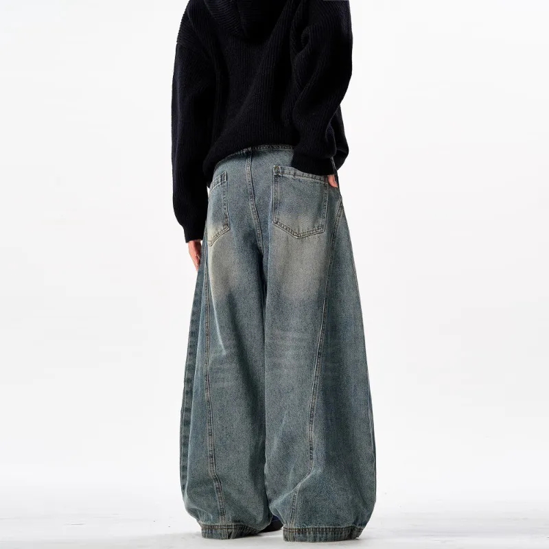 VINMUK Jeans Unisex Vintage Blue-5