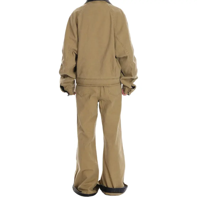 VINMUK Casual Suit Unisex Khaki-3