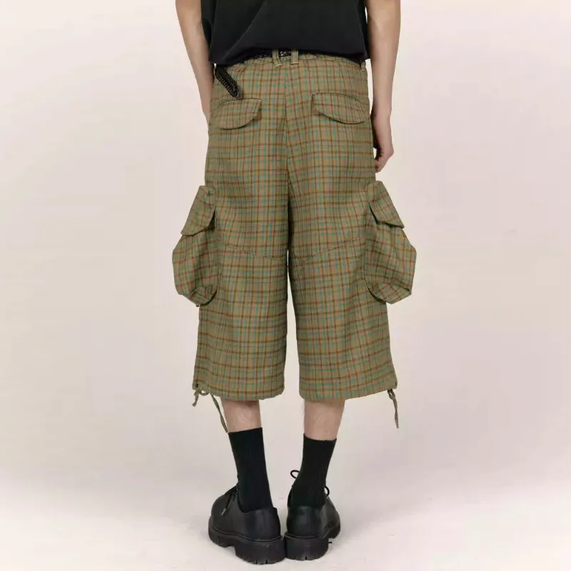 VINMUK Cargo Shorts Unisex Green-4