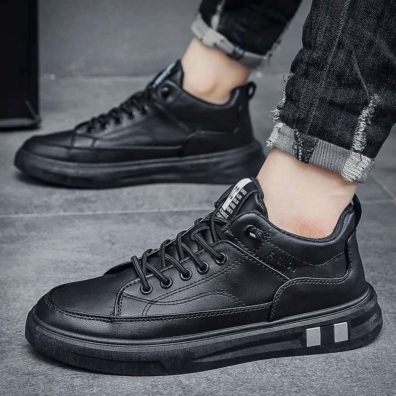 Turns By Turns Anti Slip Wear Resistant Low Top Skateboard Shoes Men's-2