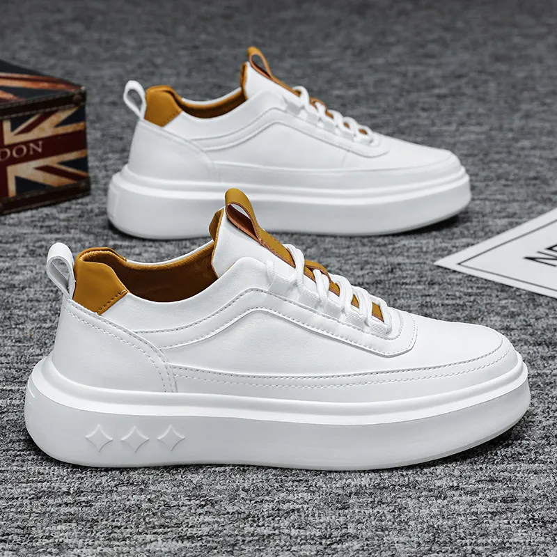 Turns By Turns Slip Resistant, Abrasion Resistant, Breathable, Height Increasing Skateboard Shoes Men's-8