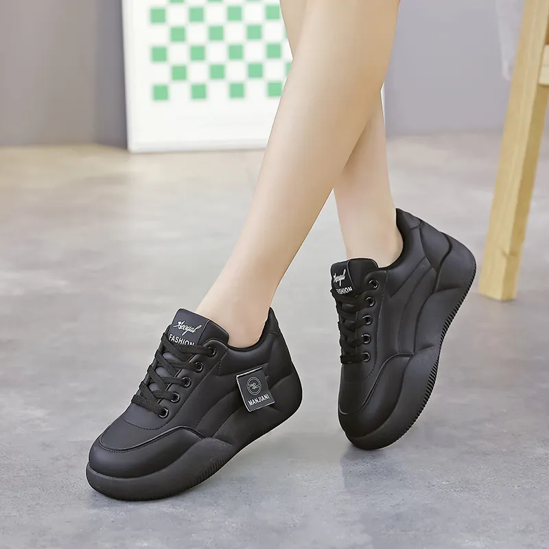 Turns By Turns Slip Resistant, Abrasion Resistant, Waterproof, Height Increasing Low Top Casual Shoes Unisex-6