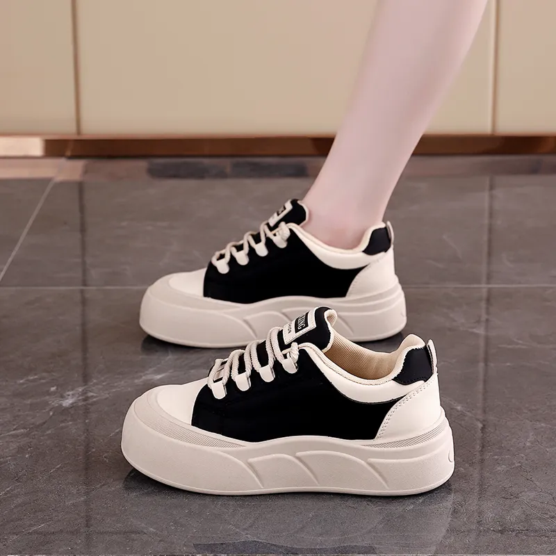 Turns By Turns Slip Resistant Height Increasing Low Top Skateboard Shoes Unisex-4