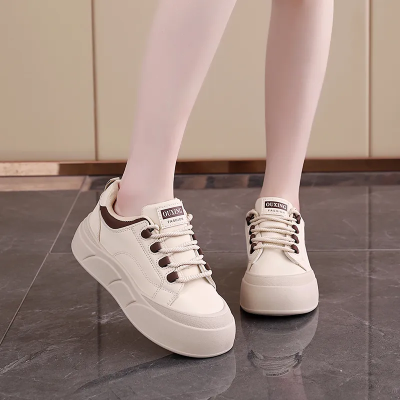 Turns By Turns Slip Resistant Height Increasing Low Top Skateboard Shoes Unisex-1