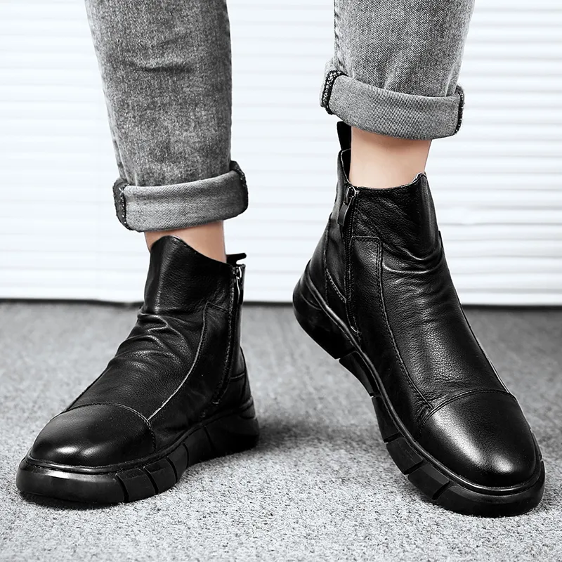 Turns By Turns Ankle Boots Unisex Black-4