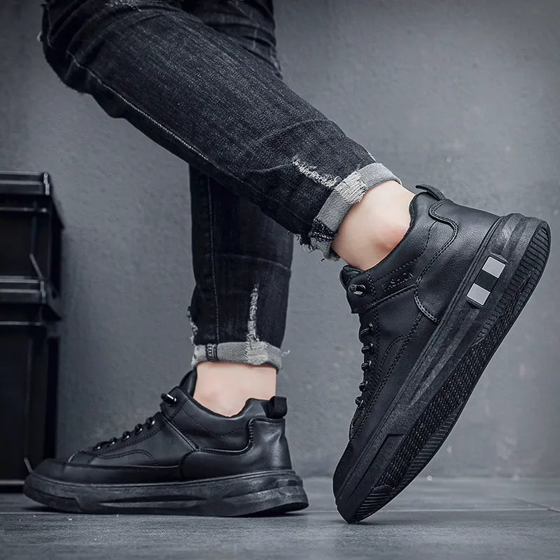 Turns By Turns Anti Slip Wear Resistant Low Top Skateboard Shoes Men's-1