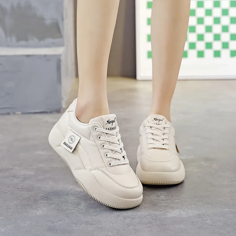 Turns By Turns Slip Resistant, Abrasion Resistant, Waterproof, Height Increasing Low Top Casual Shoes Unisex-3