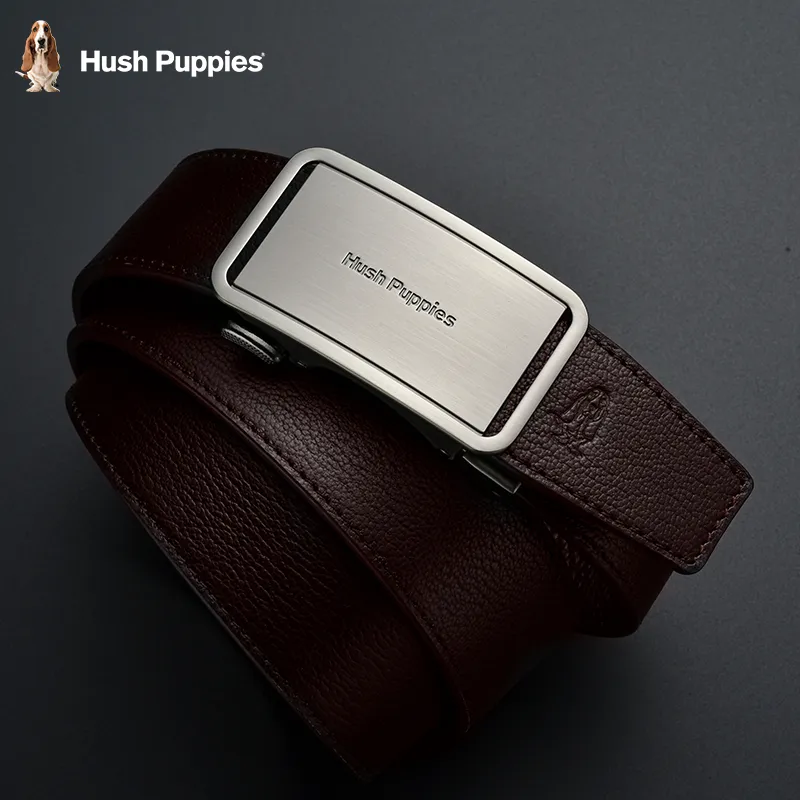 Hush Puppies Cow Leather Belts Men's Width  3.5cm-3