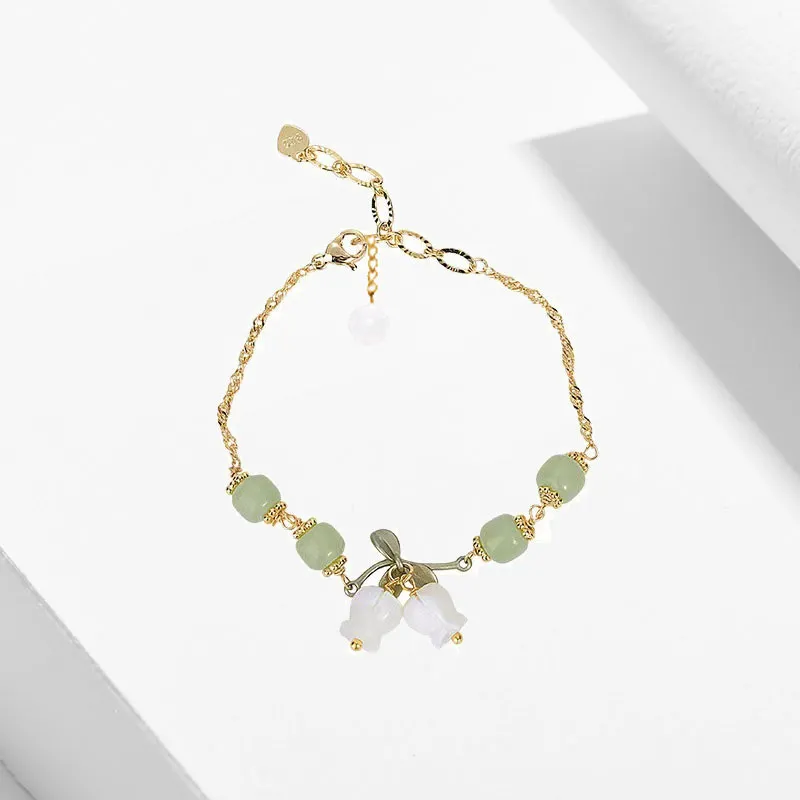 MAX&LOVE White Jade Bodhi Bracelets Unisex-1