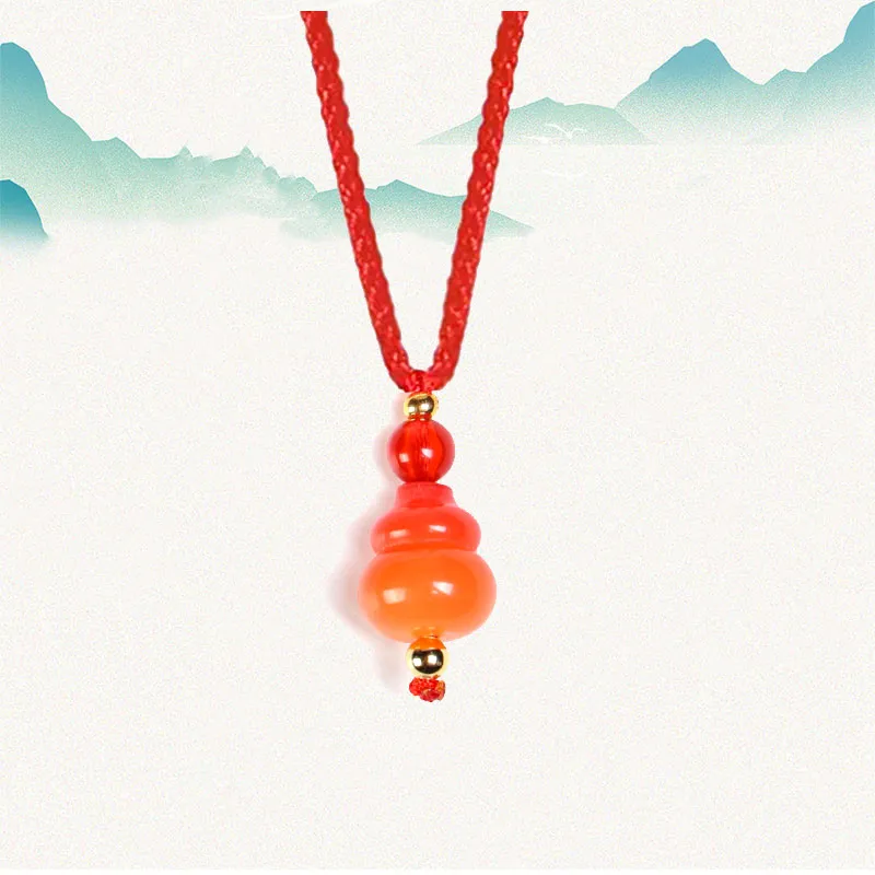 MAX&LOVE White Jade Bodhi Necklaces Unisex-1