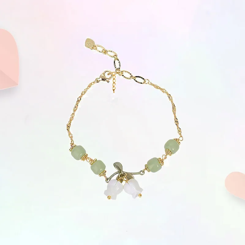 MAX&LOVE White Jade Bodhi Bracelets Unisex-5