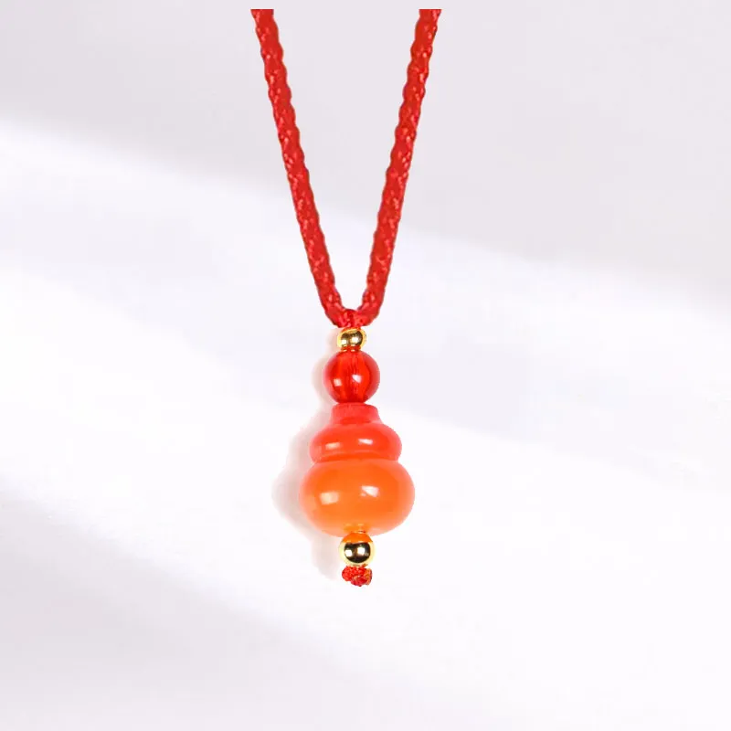 MAX&LOVE White Jade Bodhi Necklaces Unisex-2