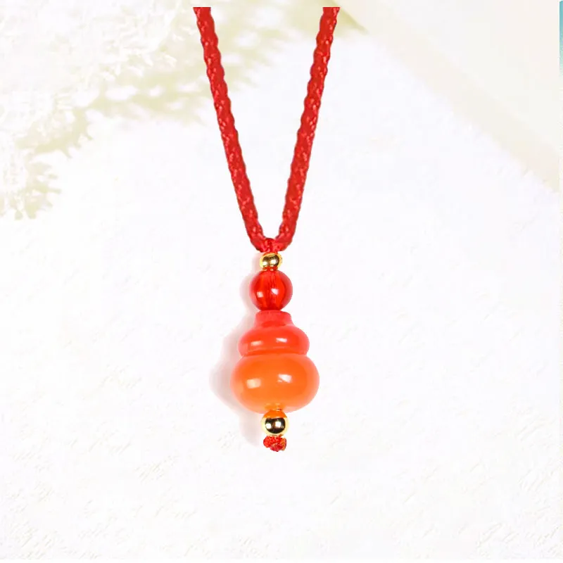 MAX&LOVE White Jade Bodhi Necklaces Unisex-3