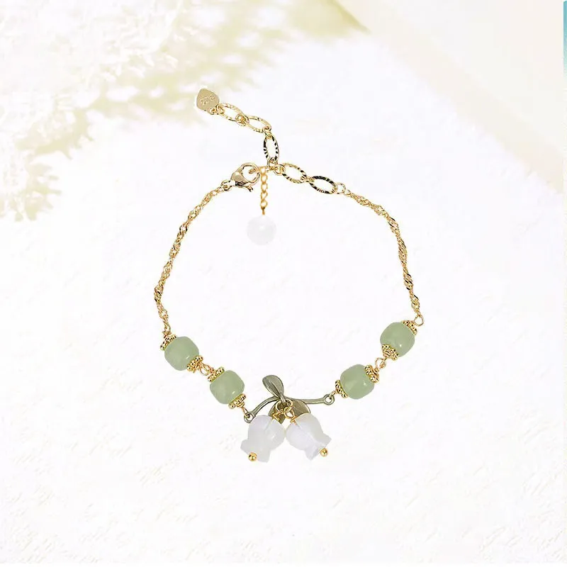 MAX&LOVE White Jade Bodhi Bracelets Unisex-3