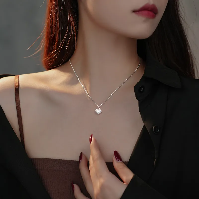 TAOHUAZHAOZHAO S925 Silver Necklaces Women's-1