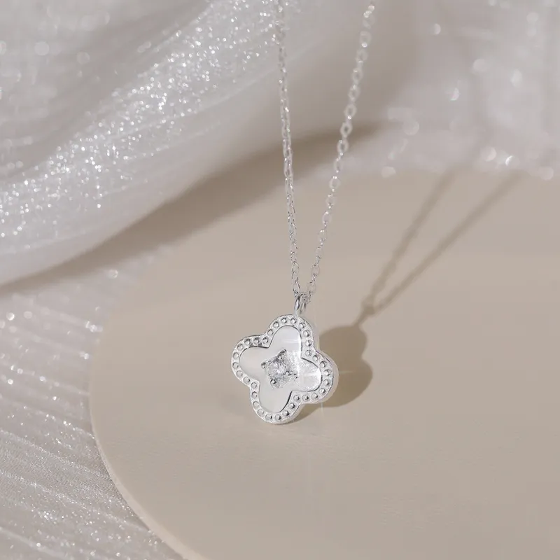 TAOHUAZHAOZHAO S 999 Fine Silver Necklaces Women's-5