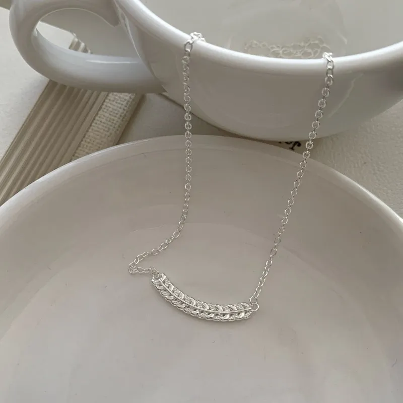 TAOHUAZHAOZHAO S925 Silver Necklaces Women's-5