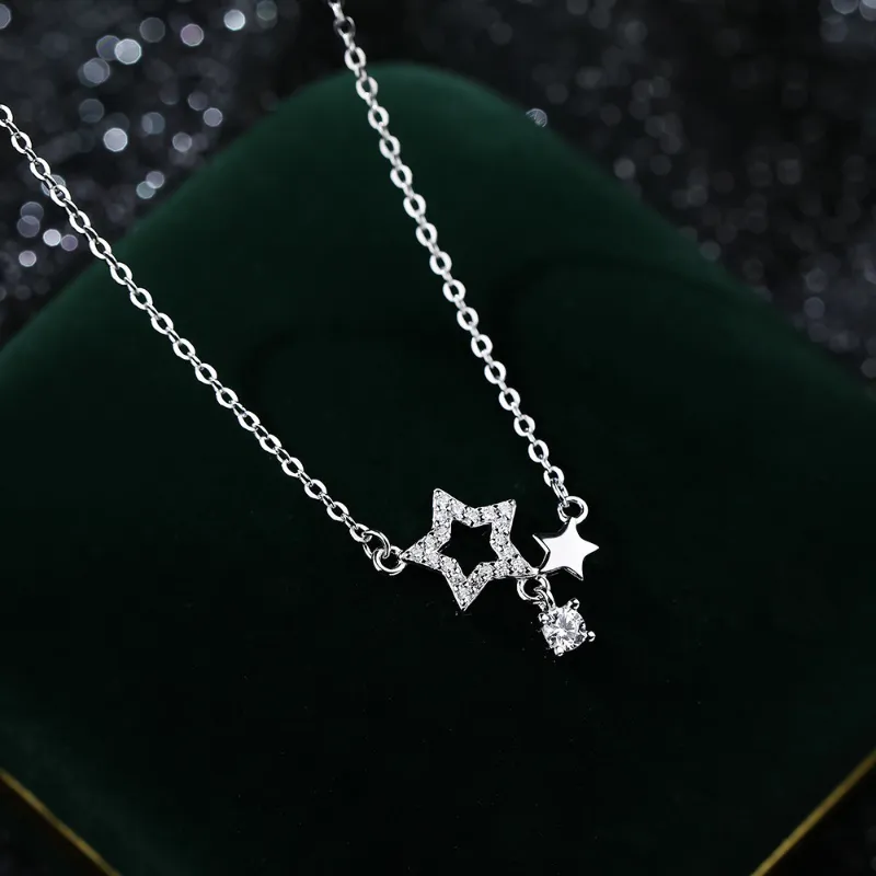 Peach Blossom Radiance S999 Silver Necklaces Women's-4