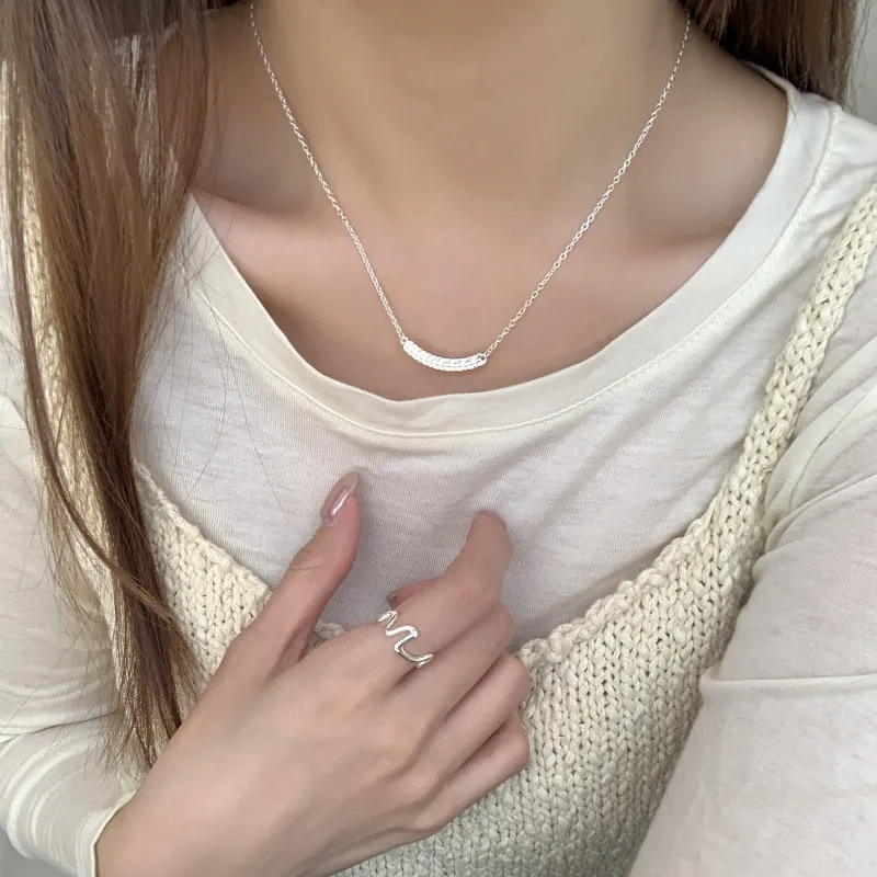 TAOHUAZHAOZHAO S925 Silver Necklaces Women's-3