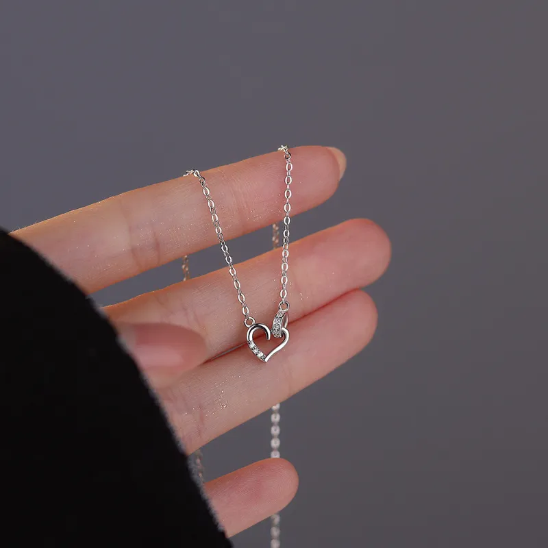 TAOHUAZHAOZHAO S925 Silver Necklaces Women's-1