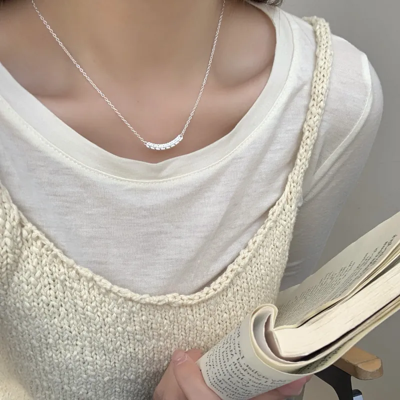 TAOHUAZHAOZHAO S925 Silver Necklaces Women's-2