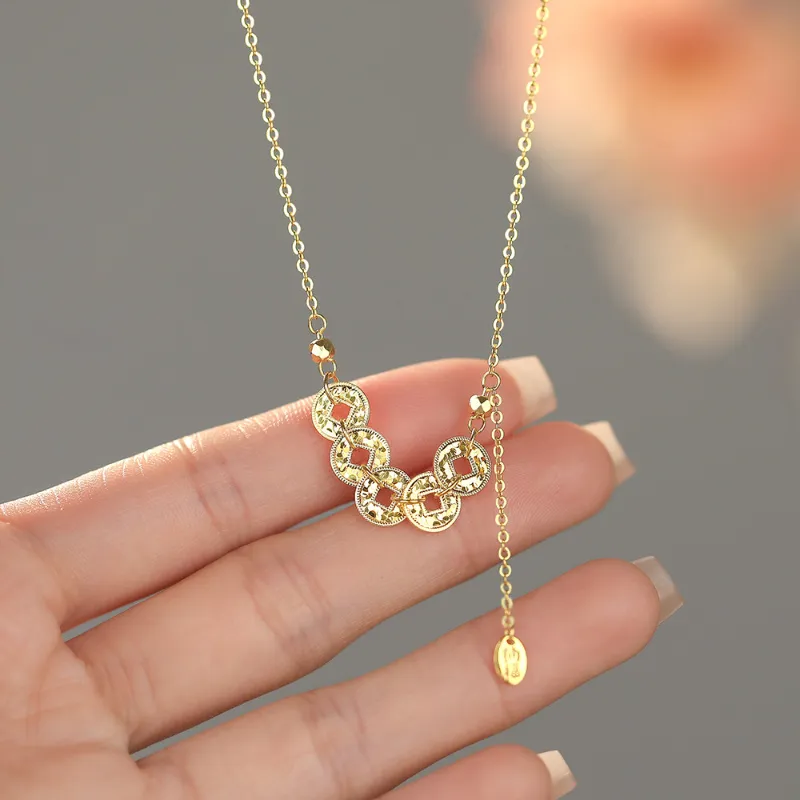 TAOHUAZHAOZHAO S925 Silver Necklaces Women's-5