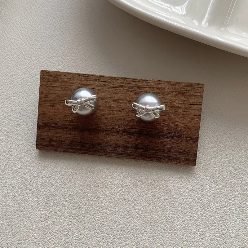 TAOHUAZHAOZHAO S925 Silver Stud Earrings Women's-5