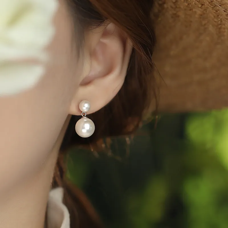 TAOHUAZHAOZHAO 999 Fine Silver Earrings Women's-1