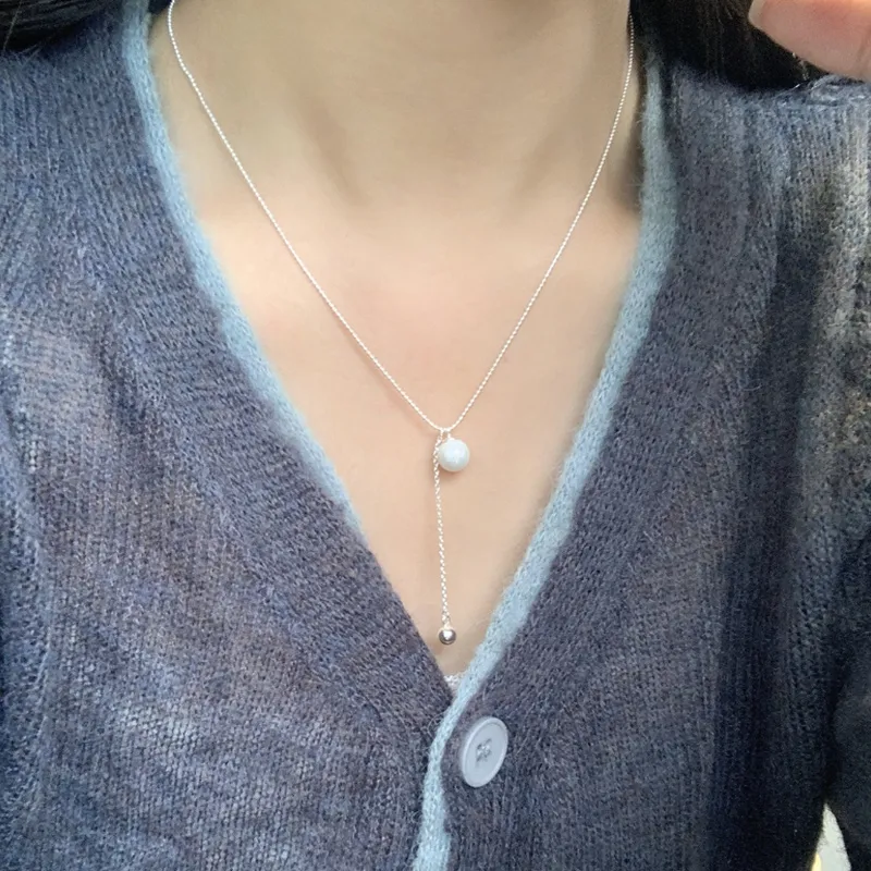 TAOHUAZHAOZHAO S925 Silver Necklaces Women's-3