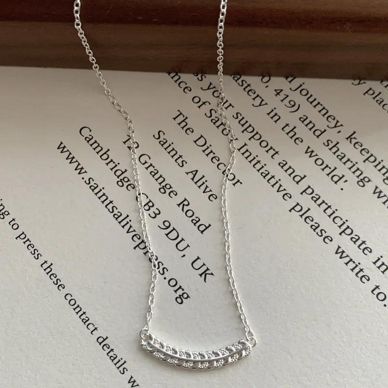 TAOHUAZHAOZHAO S925 Silver Necklaces Women's-4