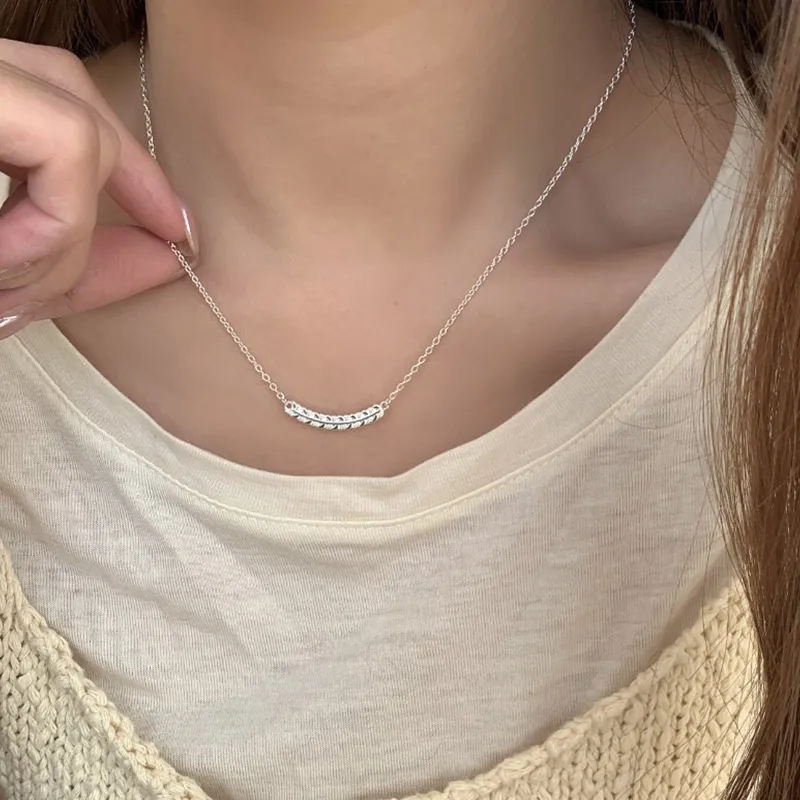 TAOHUAZHAOZHAO S925 Silver Necklaces Women's-1