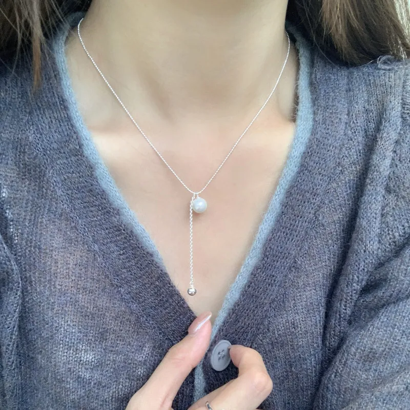 TAOHUAZHAOZHAO S925 Silver Necklaces Women's-1