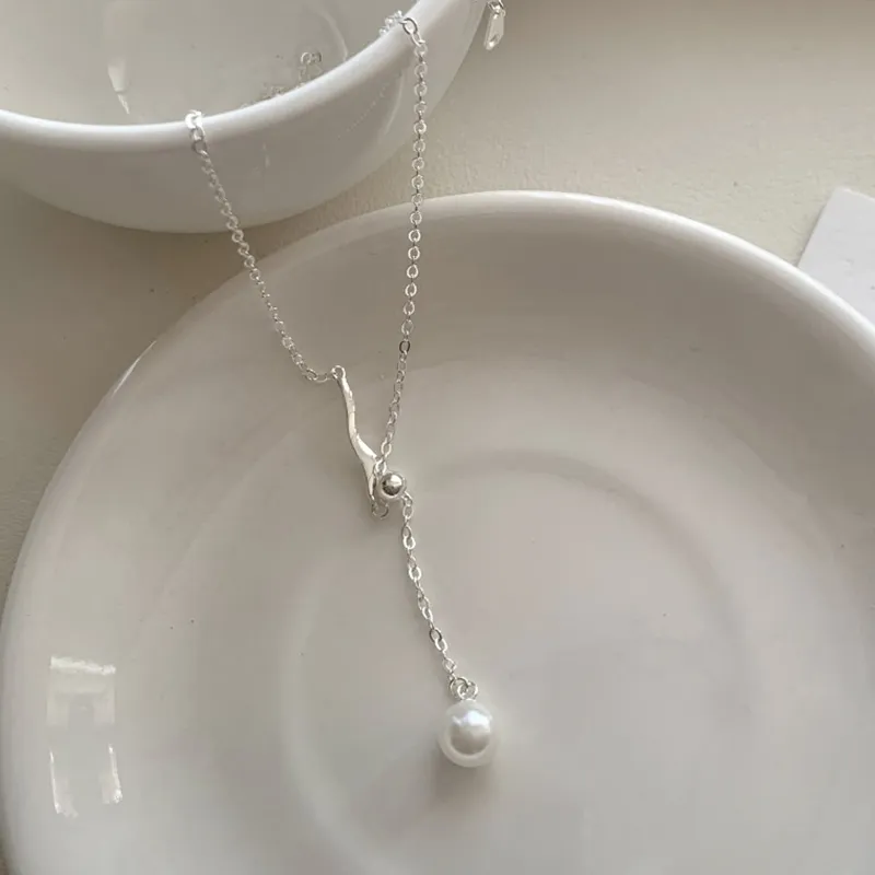 TAOHUAZHAOZHAO S925 Silver Necklaces Women's-1
