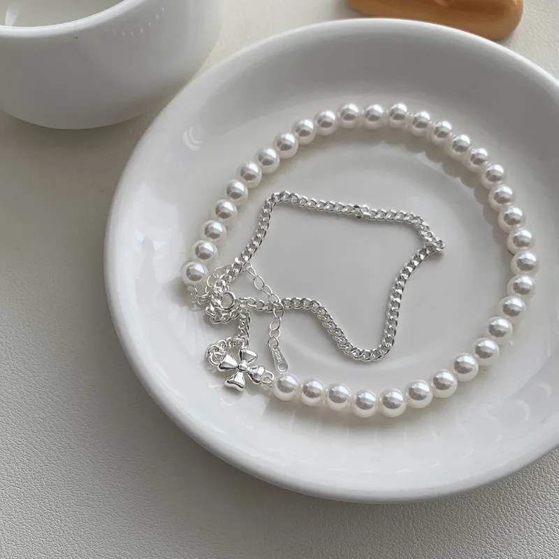 TAOHUAZHAOZHAO S925 Silver Necklaces Women's-5