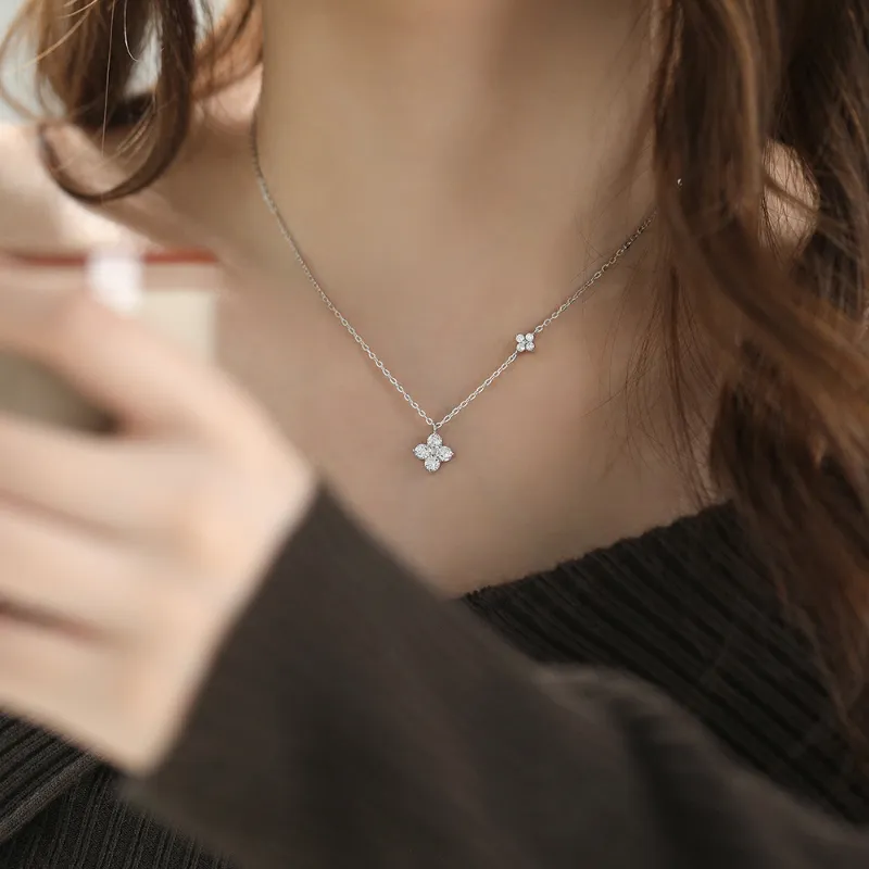 Peach Blossom Radiance S 999 Fine Silver Necklaces Women's-1