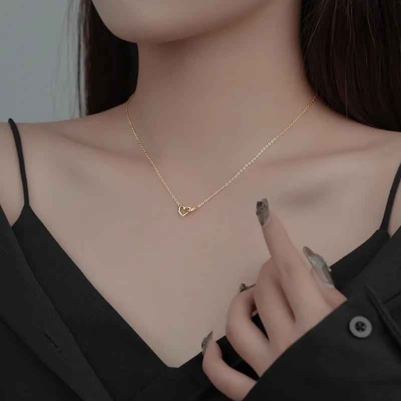 TAOHUAZHAOZHAO S925 Silver Necklaces Women's-4