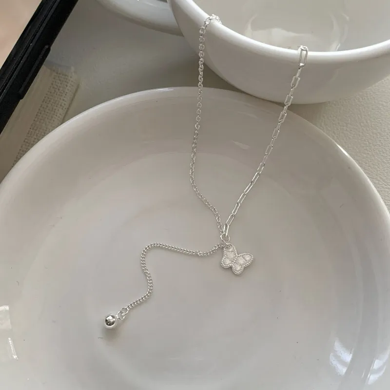 TAOHUAZHAOZHAO S925 Silver Necklaces Women's-3