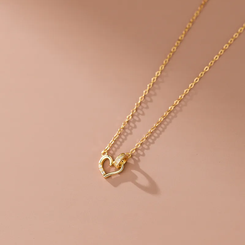 TAOHUAZHAOZHAO S925 Silver Necklaces Women's-5
