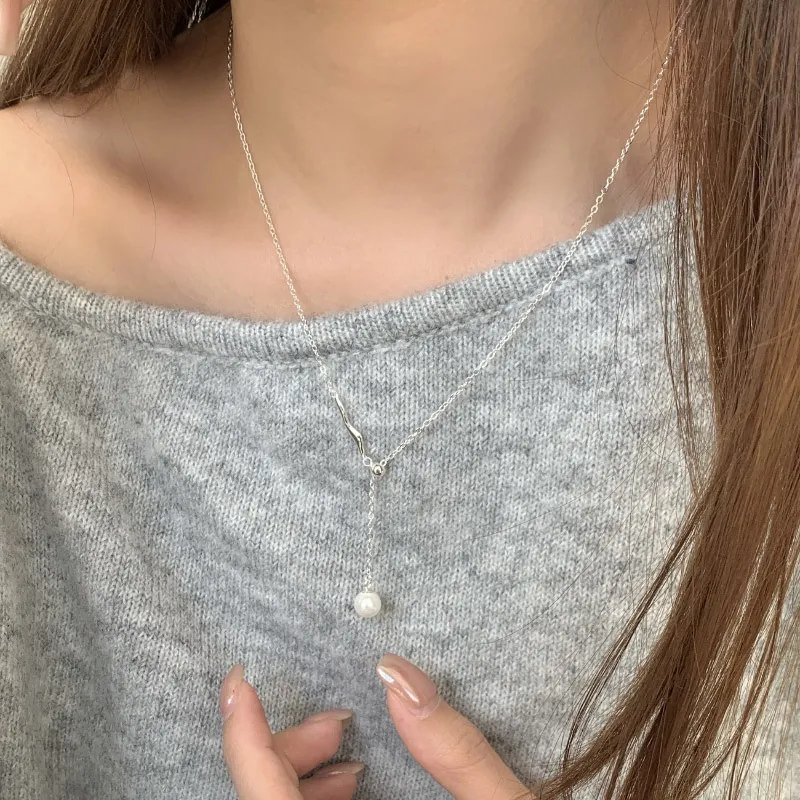 TAOHUAZHAOZHAO S925 Silver Necklaces Women's-4