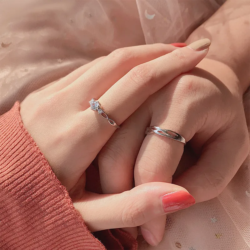 Modern Miracle Sterling Silver Rings Unisex-1