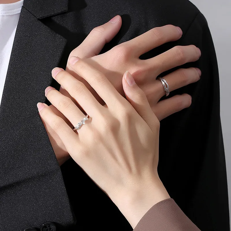 Modern Miracle Sterling Silver Rings Unisex-2