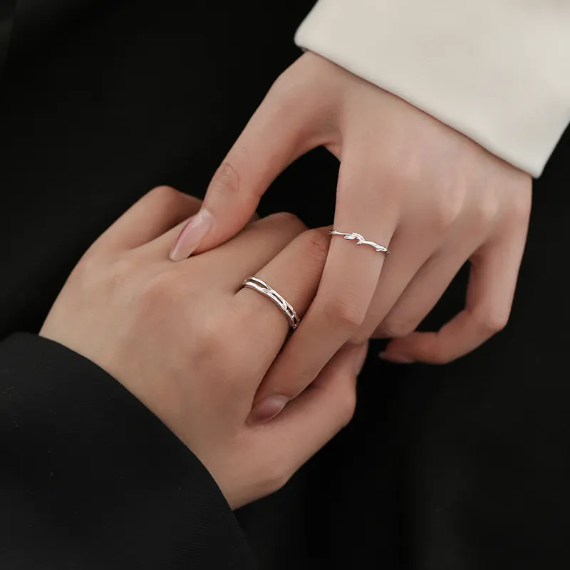 Modern Miracle Sterling Silver Rings Unisex-9