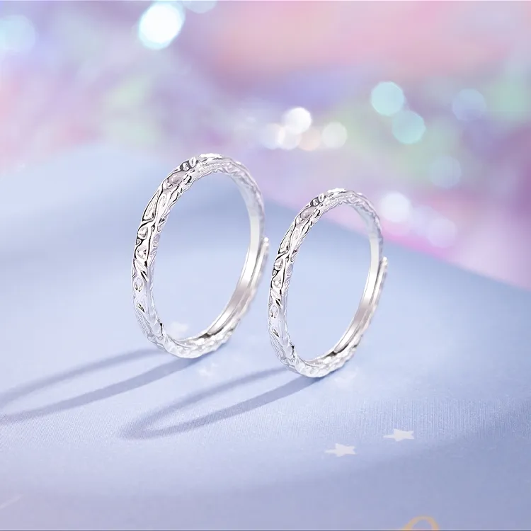 Modern Miracle S999 Fine Silver Rings Unisex-3