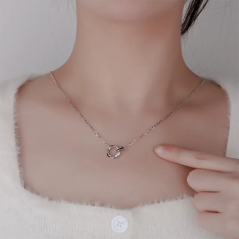 Modern Miracle Sterling Silver S999 Necklaces Unisex-2